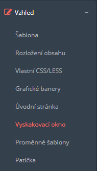 vyskakovaci okno